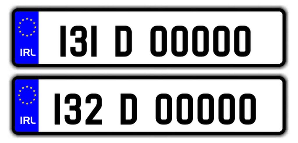 Irish Reg Plates