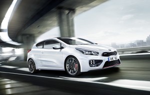 2013 Kia pro-cee'd GT exterior front right dynamic
