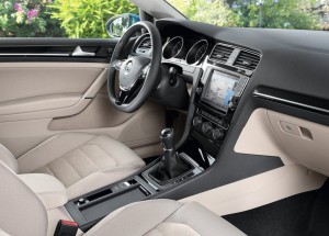 2013 Volkswagen golf Mk7 interior front