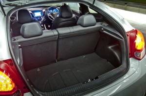 2012 Hyundai Veloster interior boot