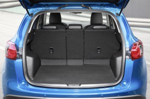 2012 Mazda CX-5 interior boot seats up