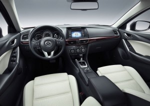 2013 Mazda 6 saloon interior cockpit