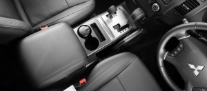 2012 Mitsubishi Pajero SWB interior gear stick