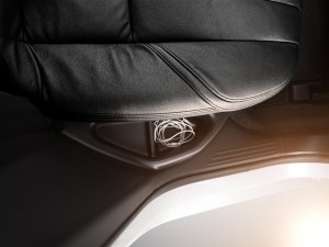 2012 Volvo V40 interior seat storage
