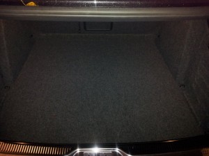 2012 Skoda Superb L&K interior boot