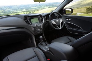 2013 Hyundai Santa Fe interior cockpit