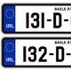 2013 Ireland car registration plate mock-up