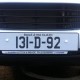 2013 New 131 Irish registration plate