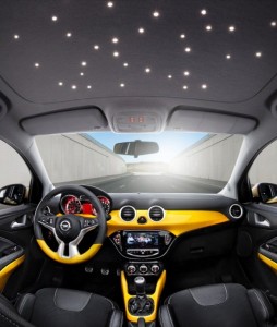 2013 Opel Adam interior rooflights