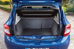 2013 Dacia Sandero interior boot