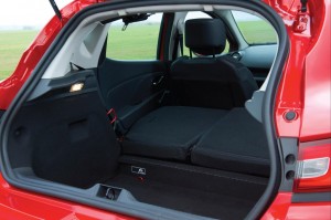 2013 Renault Clio interior boot rear seats