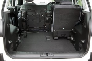 2013 Fiat 500L interior boot rear seats