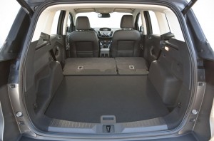2013 Ford Kuga interior boot rear seats folded flat