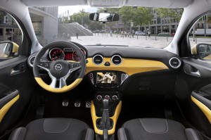 2013 Opel Adam interior cockpit