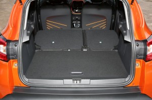 2013 Renault Captur interior boot rear seats folded