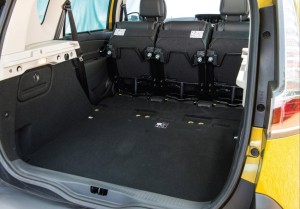 2013 Renault Scenic XMOD interior boot seats stored
