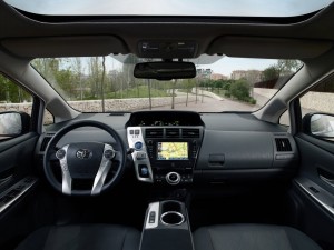 2013 Toyota Prius+ interior cockpit