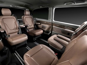 2015 Mercedes-Benz V-Class interior rear seating