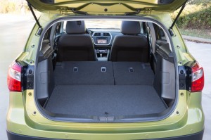 2013 Suzuki SX4 S-Cross interior boot rear seats folded