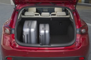 2014 Mazda3 hatchback interior boot