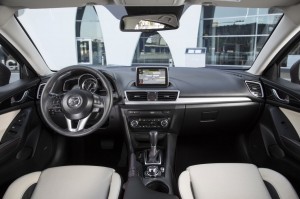 2014 Mazda3 hatchback interior cockpit