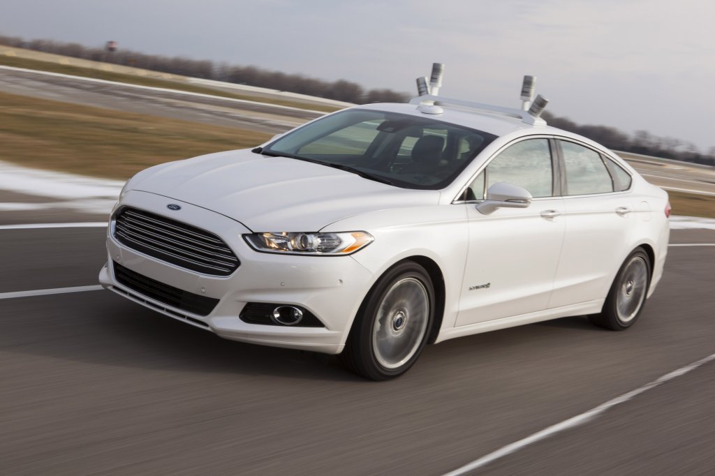 Ford Fusion hybrid automated vehicle