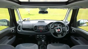 2013 Fiat 500L MPW interior cockpit