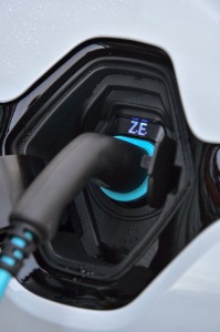 2014 Renault Zoe charging