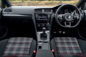 2014 Volkswagen Golf GTI Performance interior cockpit