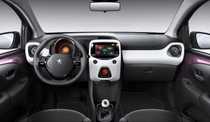 2014 Peugeot 108 interior cockpit