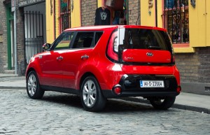 The Kia Soul has a square rear end which provides easy access to the boot