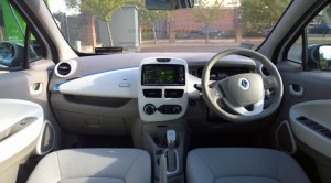 2014 Renault Zoe interior cockpit