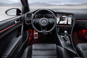 The Volkswagen Golf R Touch concept has a 12.8in main screen